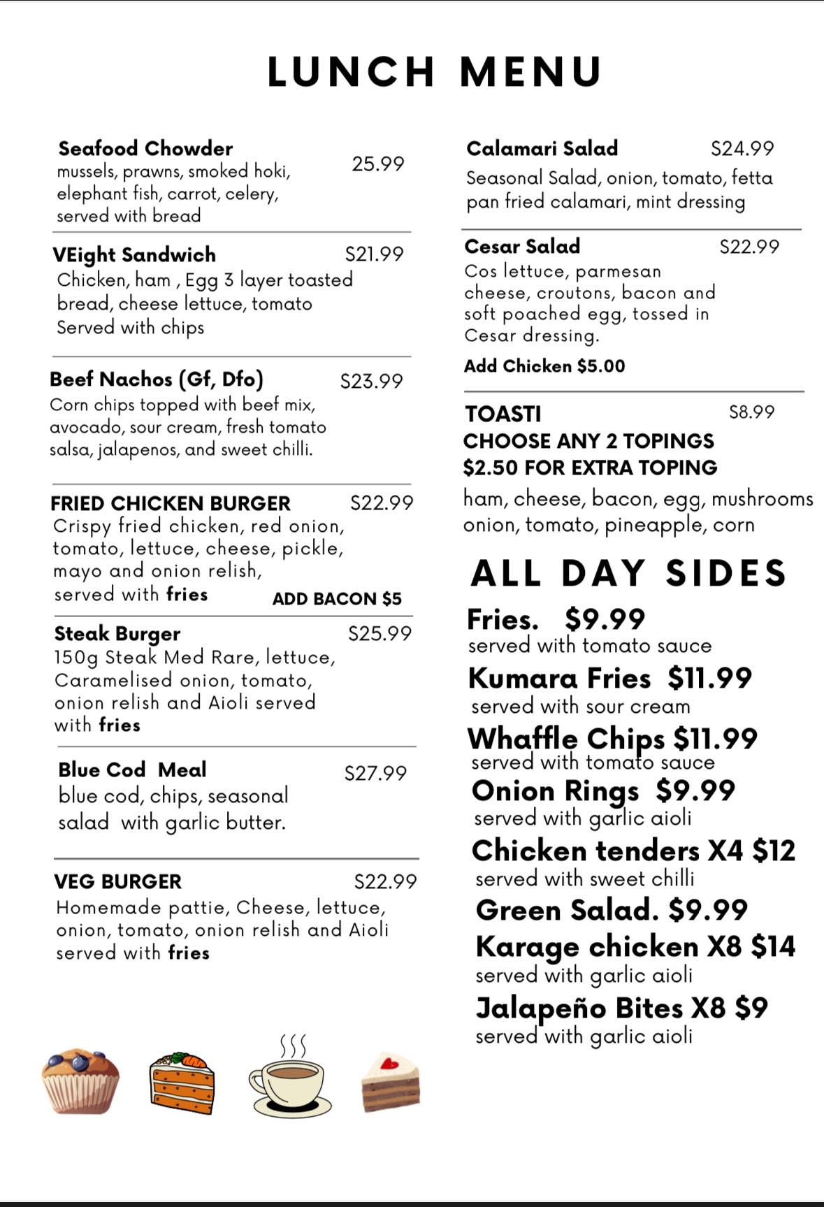 Lunch Menu