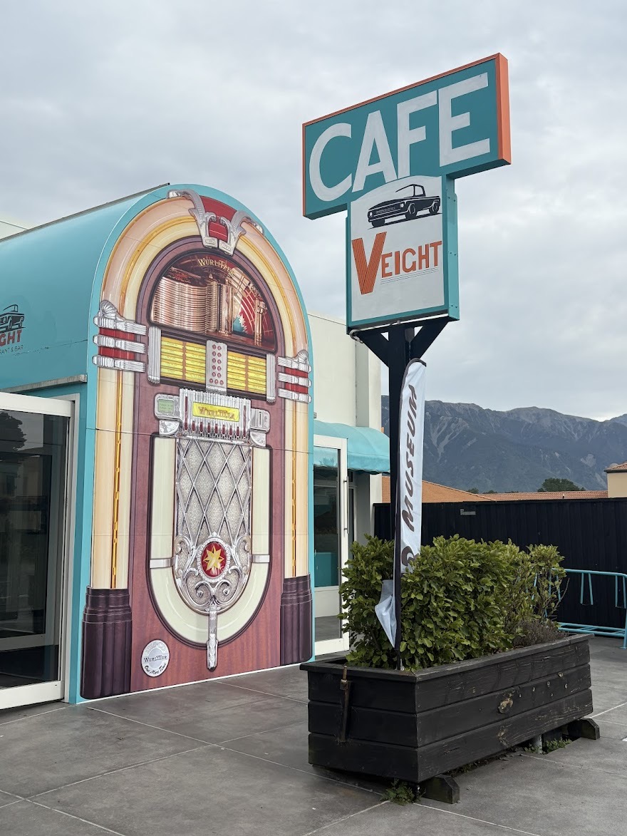 VEight Cafe dining area