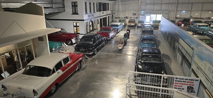 Classic cars on display at Harmons Motor Museum